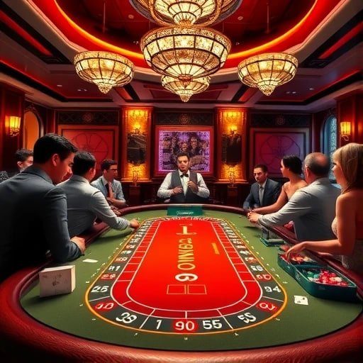 Live dealer table at slot oxplay showing Bandar Ceme cards and betting layout